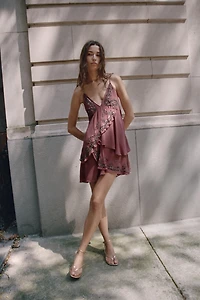 SHORT SEQUIN DRESS