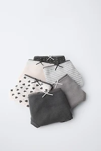 2-6 YEARS / SIX-PACK OF PRINTED UNDERWEAR