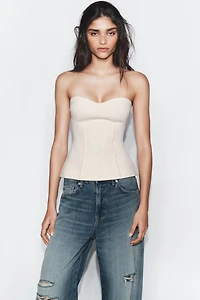 SWEETHEART NECKLINE BANDEAU TOP