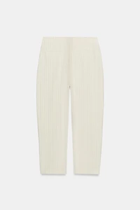 ZW COLLECTION STRIPED BARREL PANTS