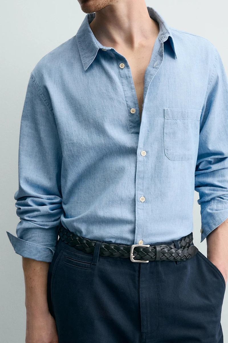 CHEMISE REGULAR FIT CHAMBRAY