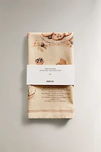 SET OF PUMPKIN COTTON KITCHEN TOWELS (SET OF 2)