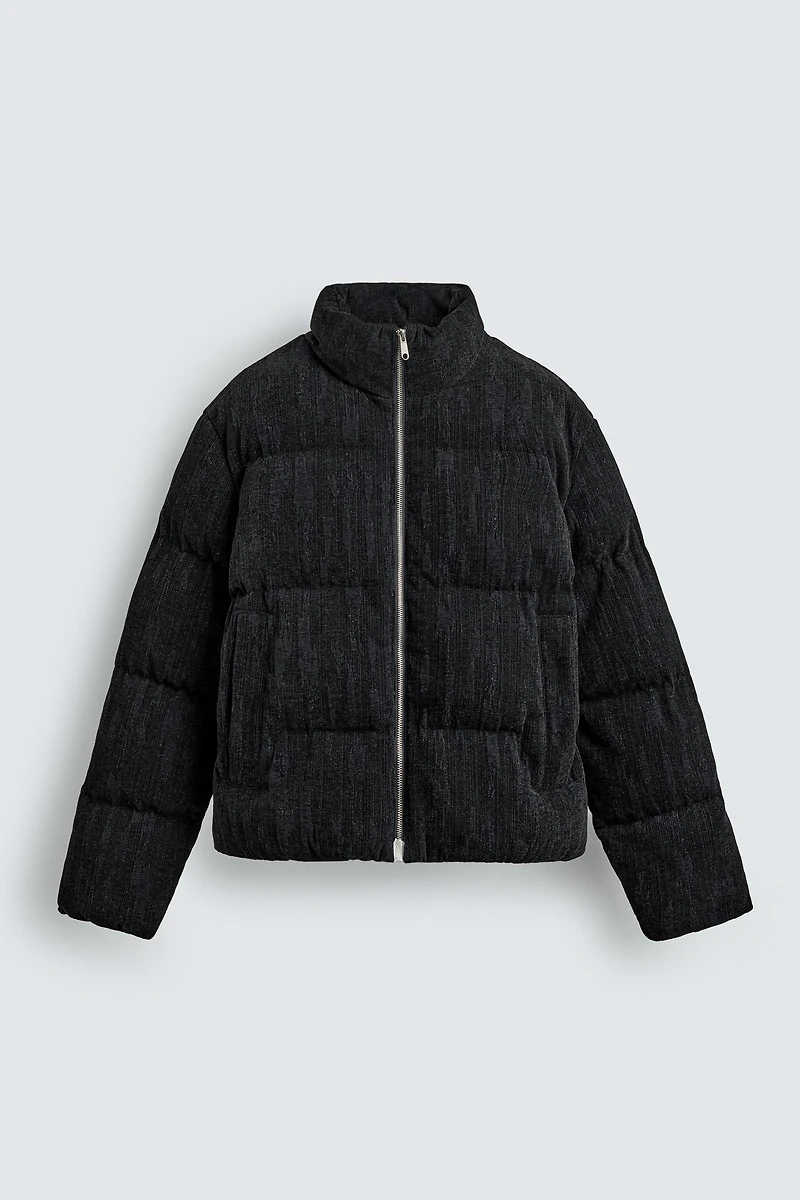 CROPPED FIT PUFFER JACKET