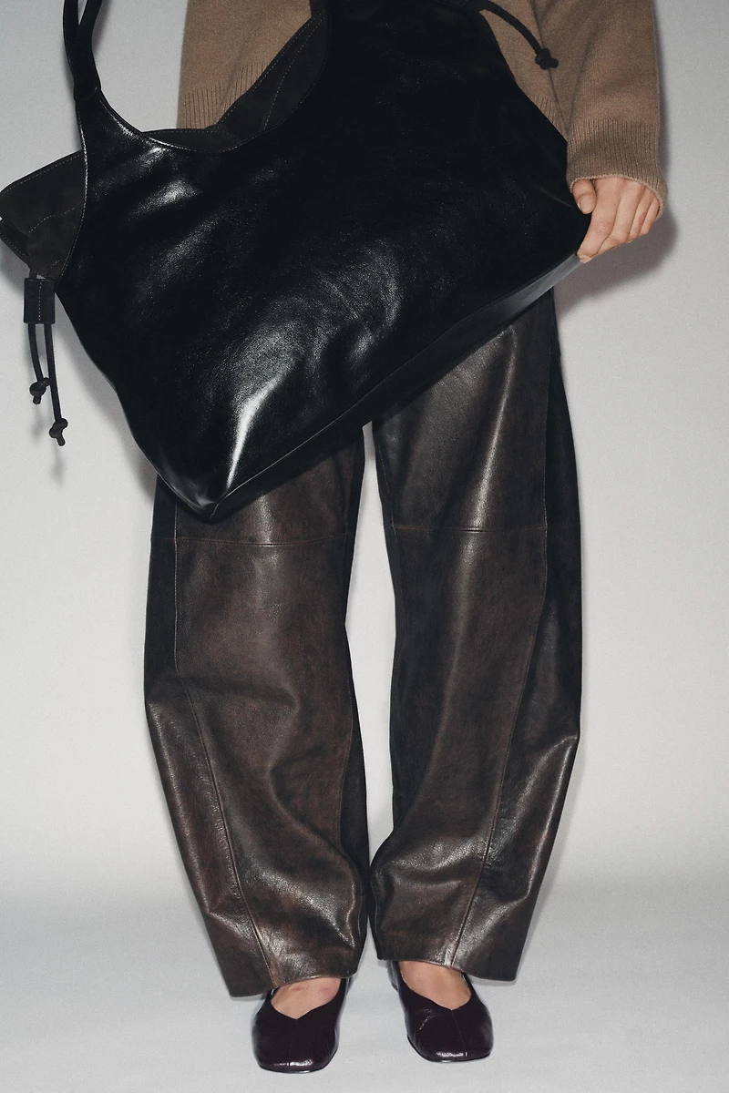 BALLERINES EN CUIR ÉDITION LIMITÉE