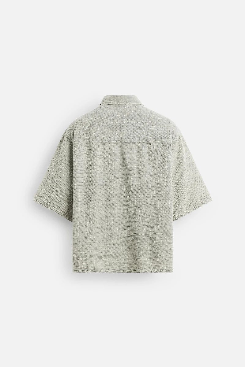 WASHED TEXTURE SHIRT