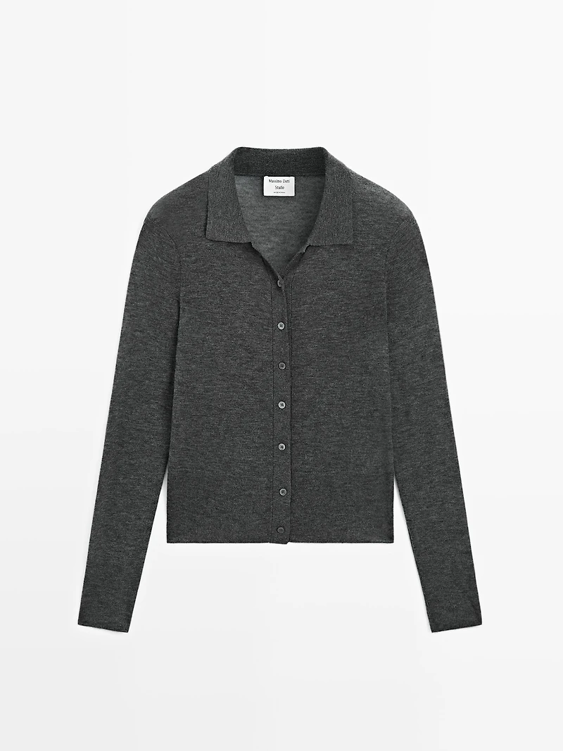 Cardigan 100 % laine - Studio