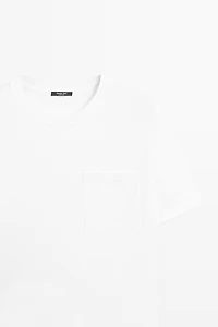 Short sleeve T-shirt with pocket detail