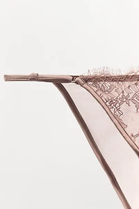 CULOTTE DENTELLE BRODERIES FLEURS