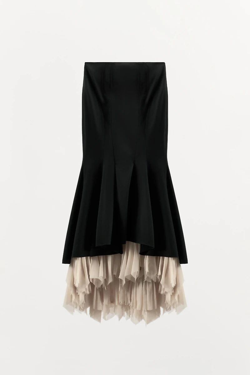 COMBINED GODET SKIRT ZW COLLECTION LIMITED EDITION