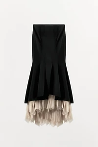 COMBINED GODET SKIRT ZW COLLECTION LIMITED EDITION