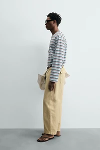 STRIPED JACQUARD T-SHIRT
