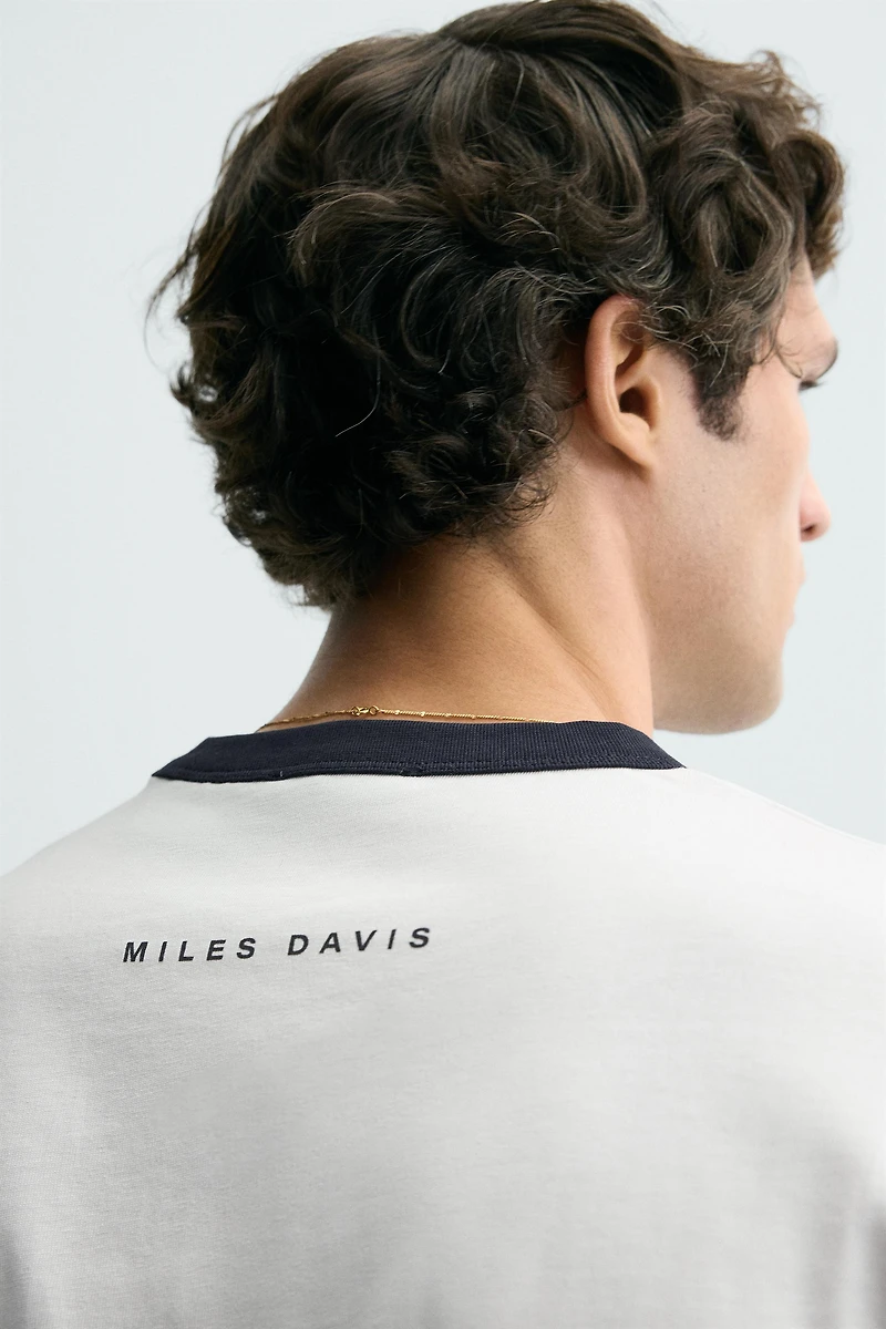 T-SHIRT IMPRIMÉ ©MILES DAVIS