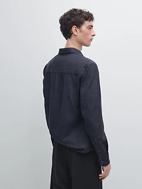 Chemise à rayures tennis regular fit