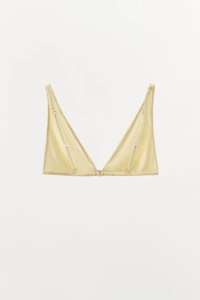 SILK BLEND TRIANGLE BRA