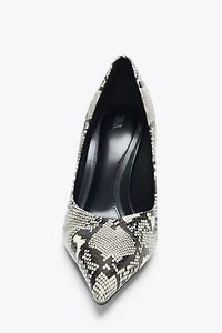 HIGH HEEL ANIMAL PRINT SHOES
