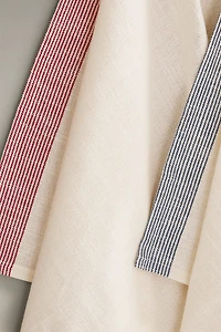 SET OF DYED THREAD KITCHEN TOWELS (SET OF 2)