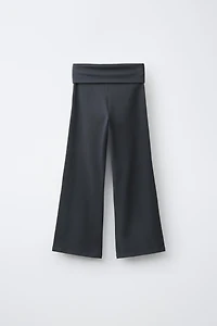 FLARE LEGGINGS WITH SIDE STRIPES
