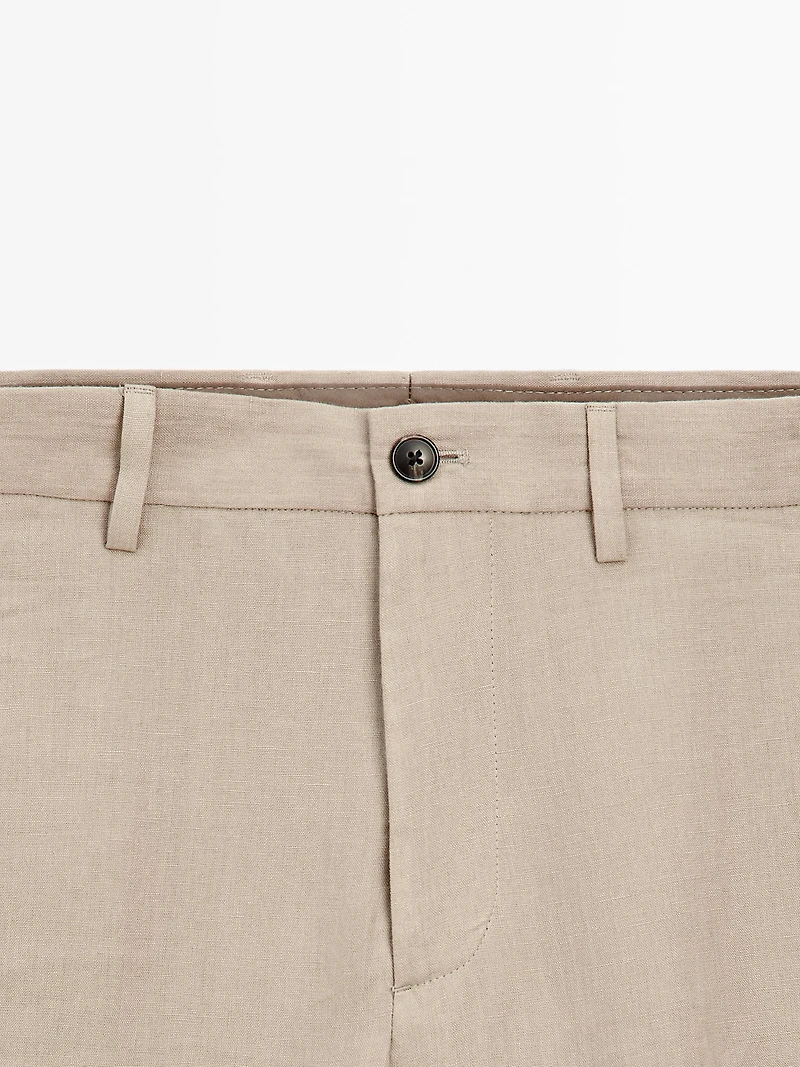Flowing linen trousers