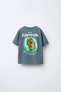 GARMENT DYE CAPYBARA CAPYFUN © T-SHIRT