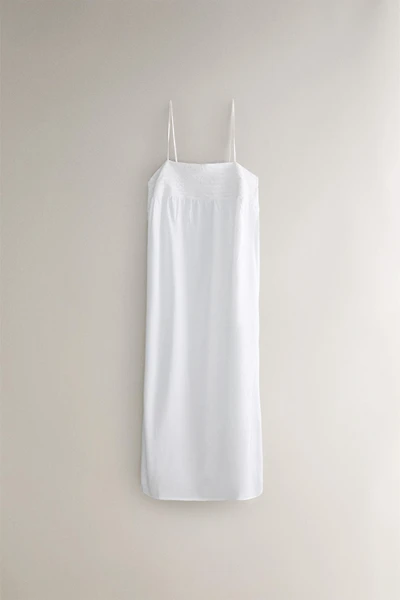 CHEMISE DE NUIT COTON DENTELLE