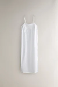 CHEMISE DE NUIT COTON DENTELLE