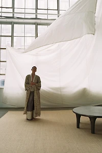 ZW COLLECTION PRINTED COAT