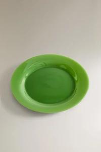 GLASS DESSERT PLATE