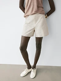 Short tissu fantaisie