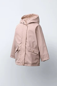VESTE DÉPERLANTE ENDUITE EFFET FOURRURE