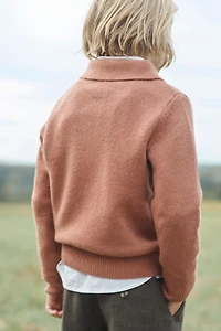 100% WOOL LIMITED EDITION KNIT POLO SHIRT