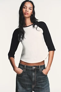 TRF MID-RISE BAGGY BALLOON JEANS