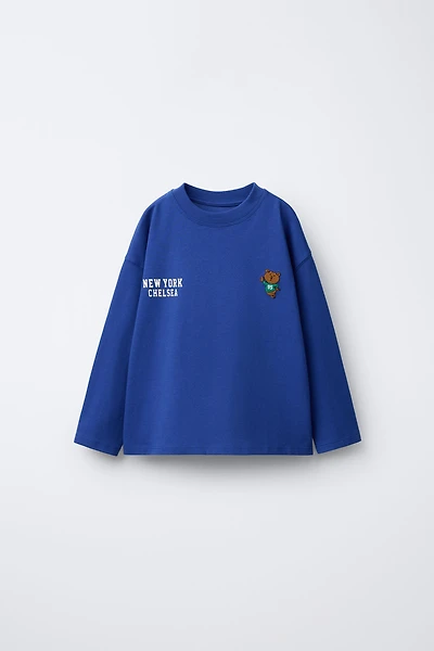 EMBROIDERED LION T-SHIRT