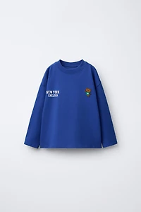 EMBROIDERED LION T-SHIRT