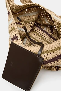 COLOR WOVEN BODY BAG