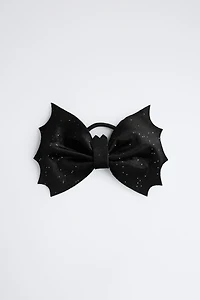VELVET BAT WING SCRUNCHIE