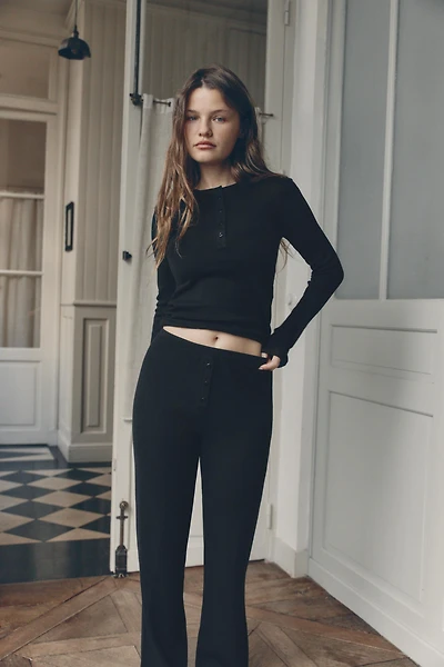 COTTON BUTTON T-SHIRT