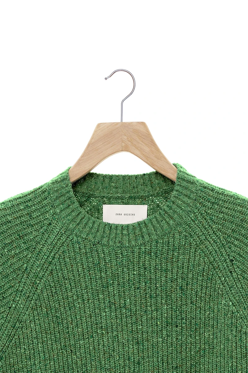 PURL KNIT FLECKED JUMPER ORIGINS