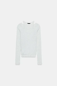 DOUBLE RIBBED T-SHIRT