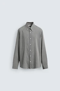 CHEMISE À CARREAUX VISCOSE - LAINE