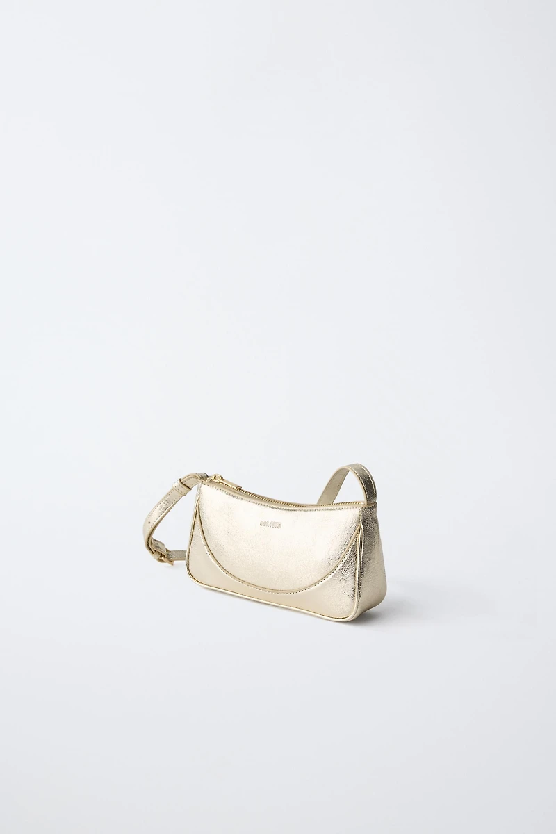 METALLIC CROSSBODY BAG