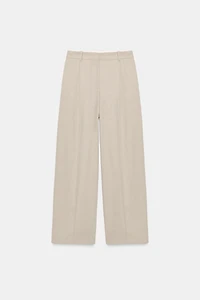 PANTALON DROIT À PINCES