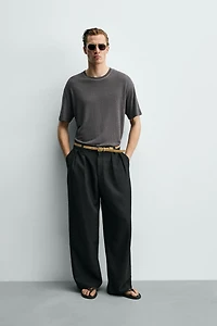 LINEN - VISCOSE T-SHIRT