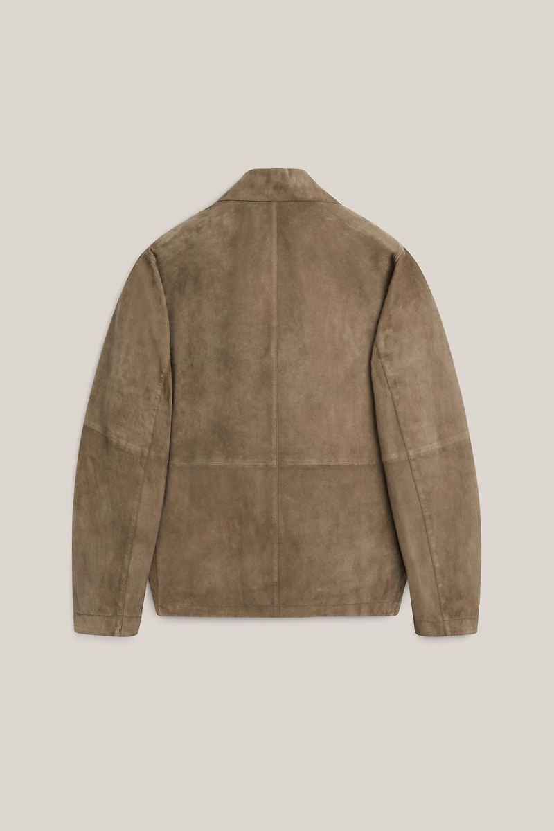 Surchemise poches cuir daim - LIMITED EDITION