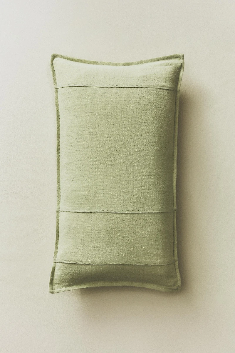 PLEATED THROW PILLOW COVER