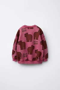 BEARS PRINT SWEATSHIRT