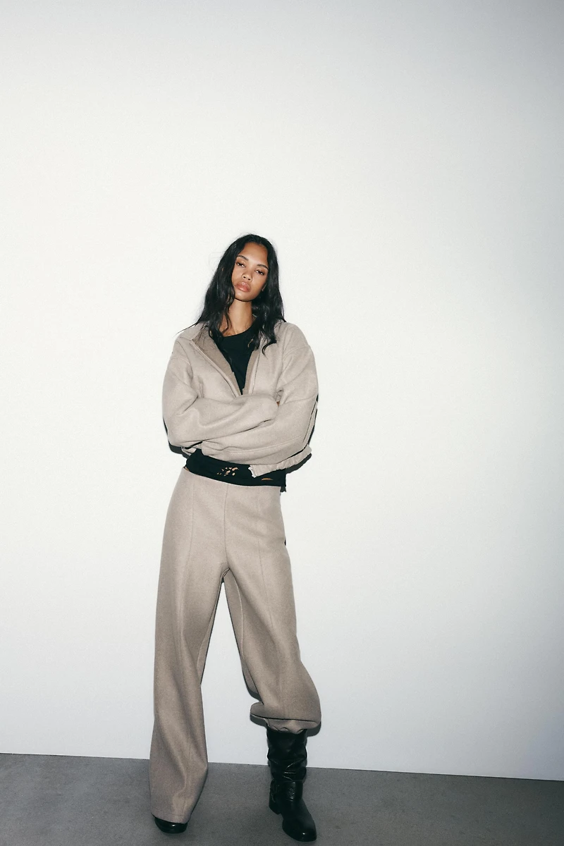 SOFT HIGH-WAISTED PANTS