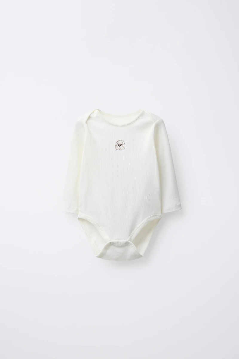 FIVE-PACK OF PUPPY BODYSUITS