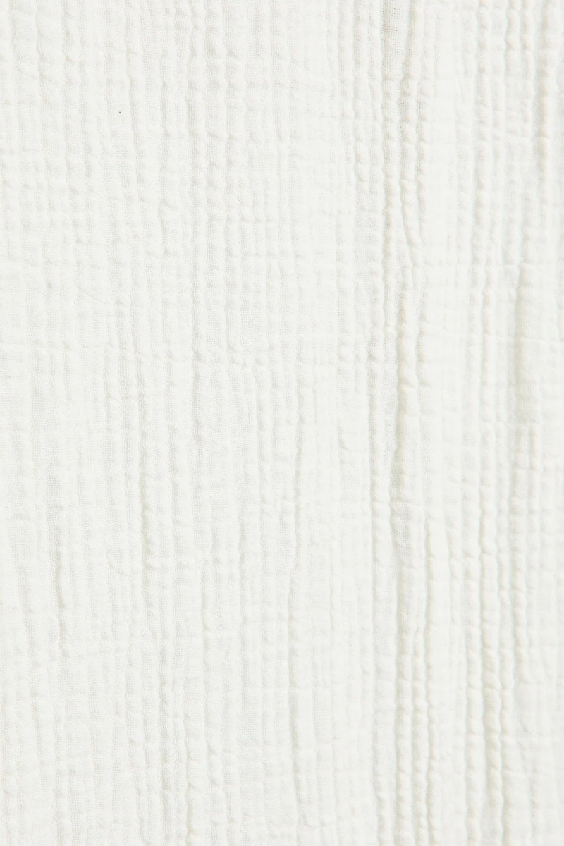 MEDIUM OPACITY COTTON MUSLIN CURTAIN
