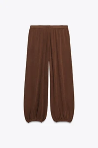 BALLOON KNIT PANTS