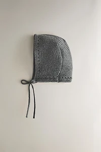 BONNET BÉBÉ EN MAILLE